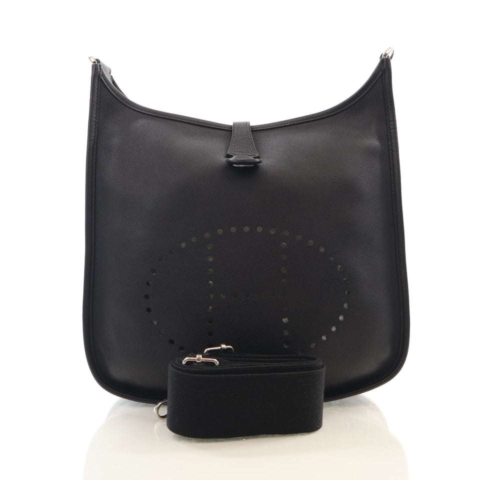 Hermes Noir Epsom Evelyne III 29