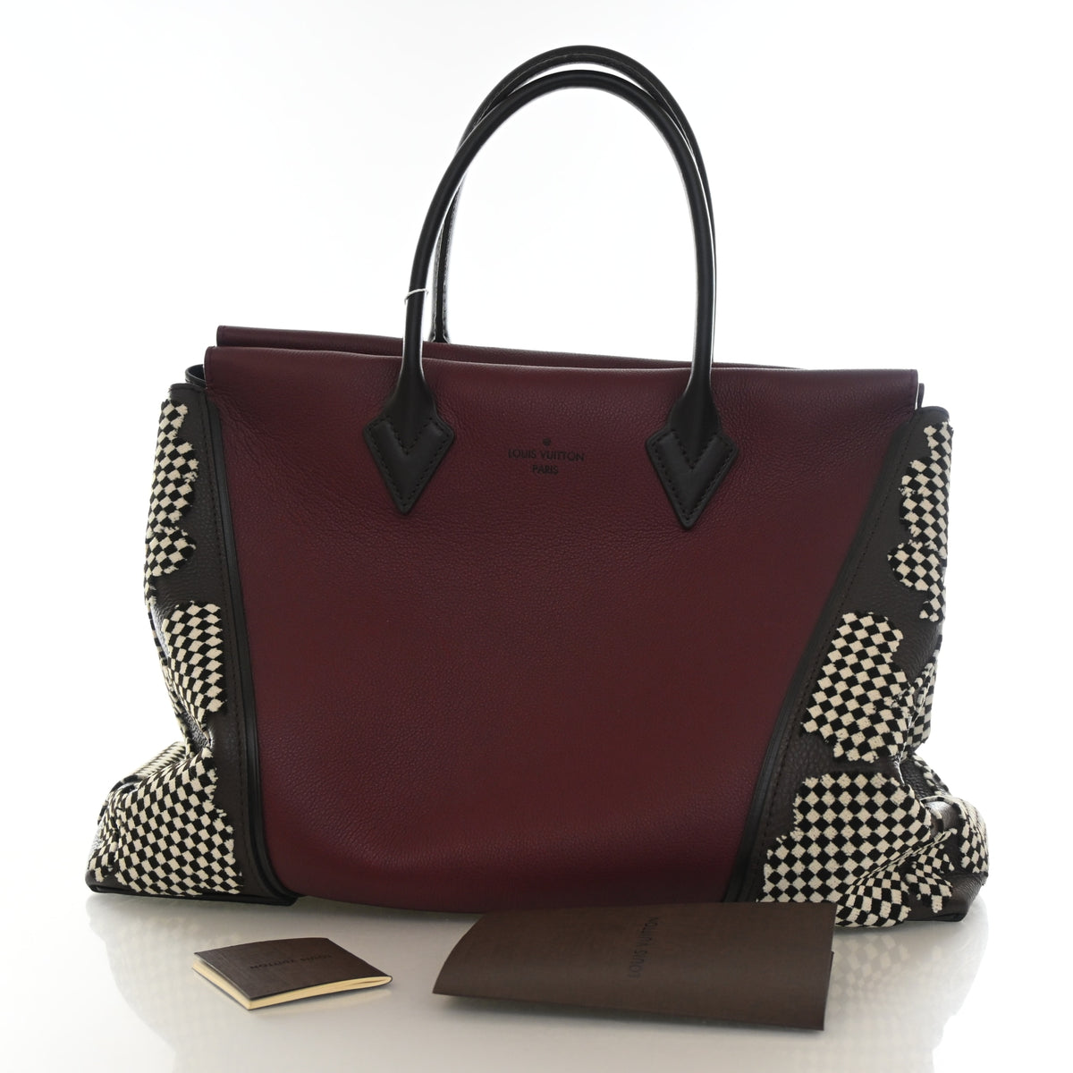 Pre-Owned Louis Vuitton Tote GM Calfskin Prunille, front view, photo 13 of 13