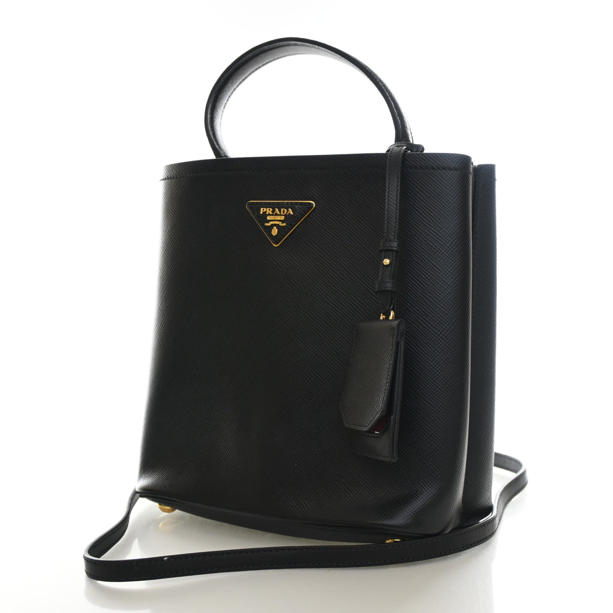 Prada Saffiano Panier Bucket Bag, photo 3 of 16