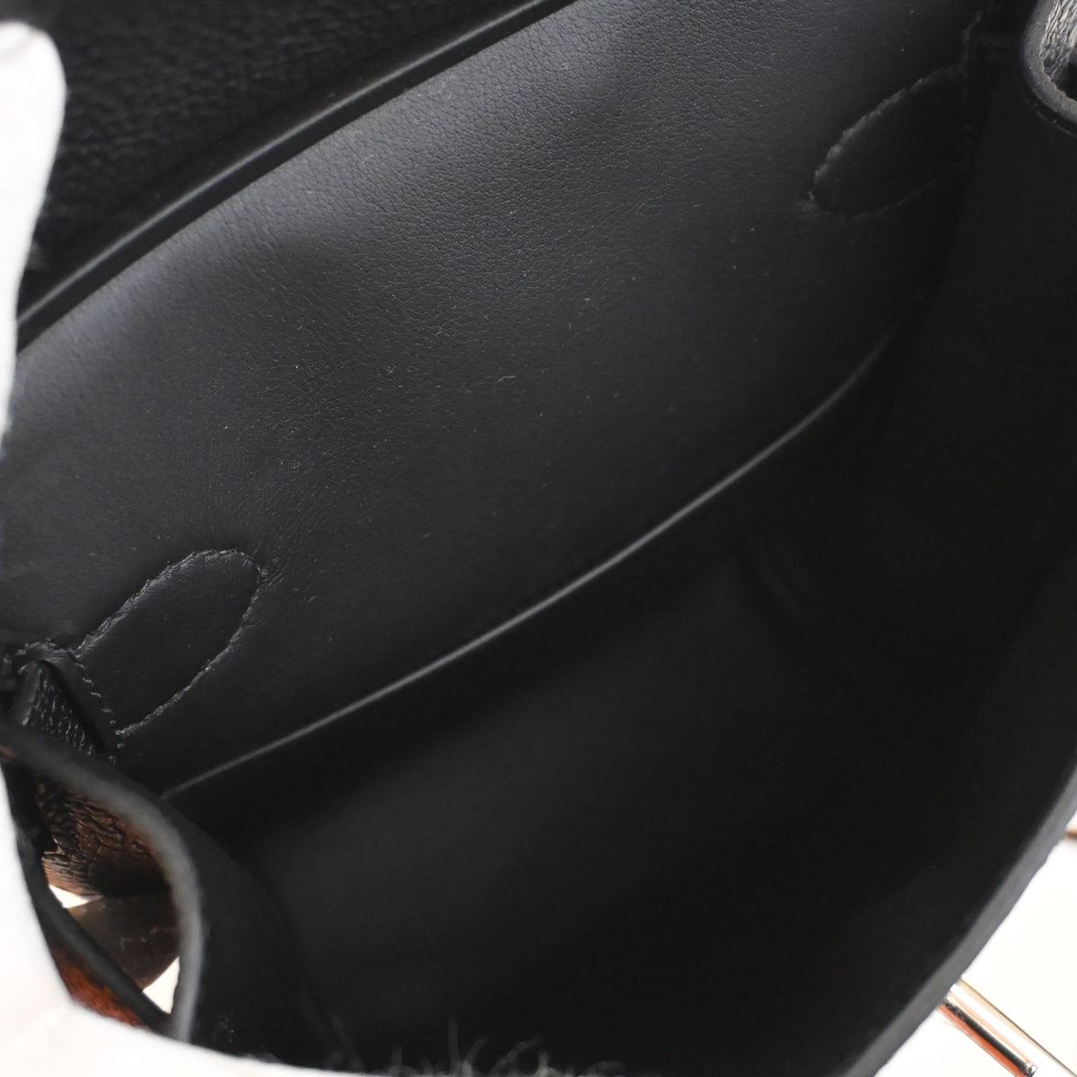 Hermes Noir Denim Hac A Dos PM, photo 12 of 14