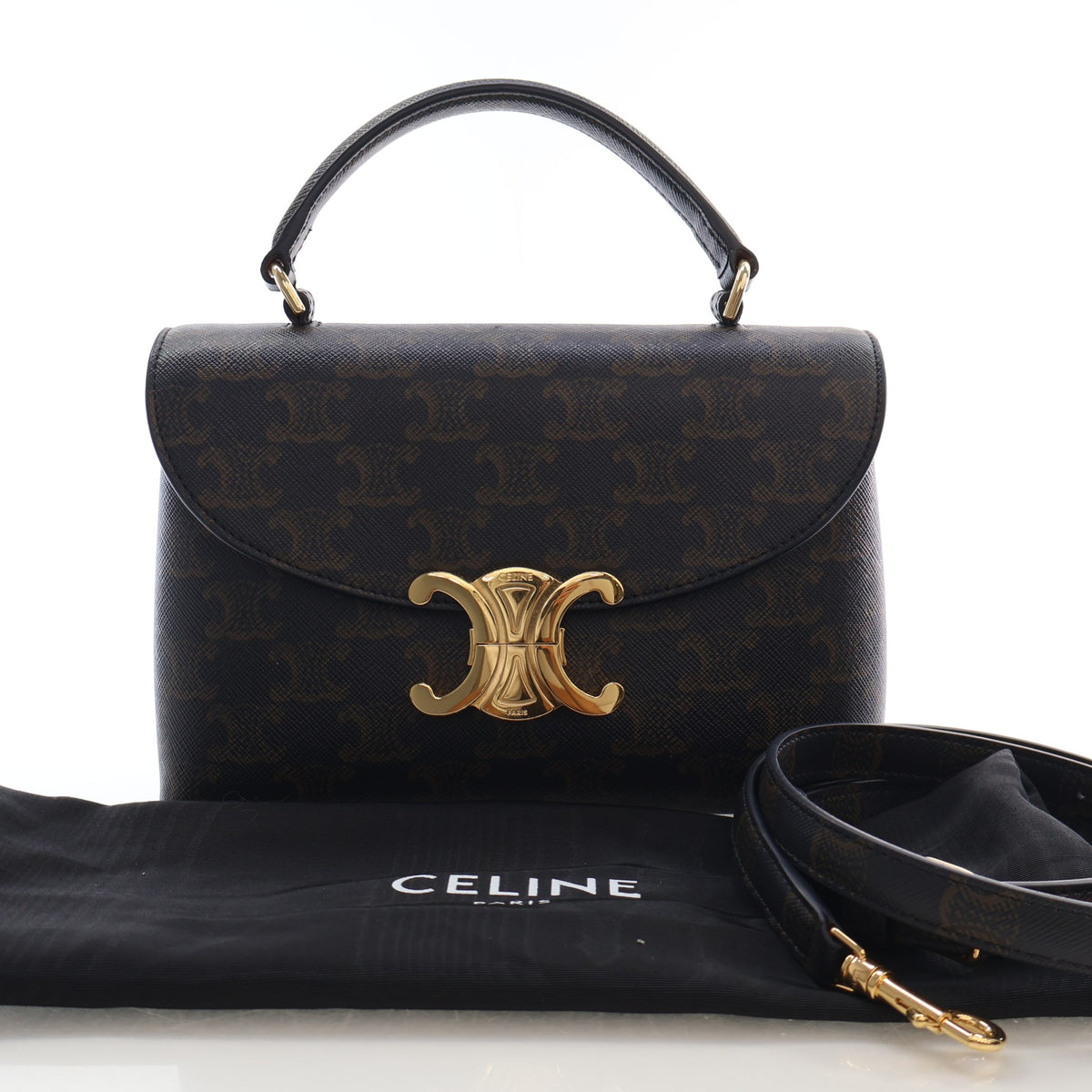 Celine Canvas Triomphe Teen Nino Bag, photo 18 of 18