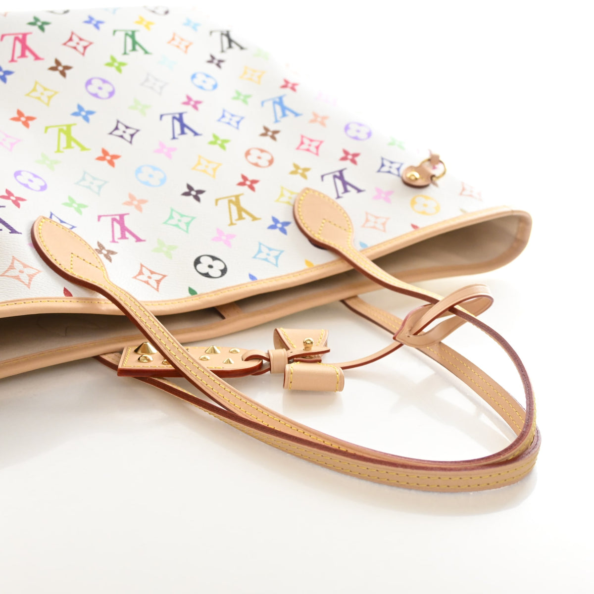 Louis Vuitton x Takashi Murakami Multicolor Monogram Neverfull MM, photo 10 of 17