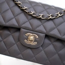 Chanel Small Grey Lambskin ...