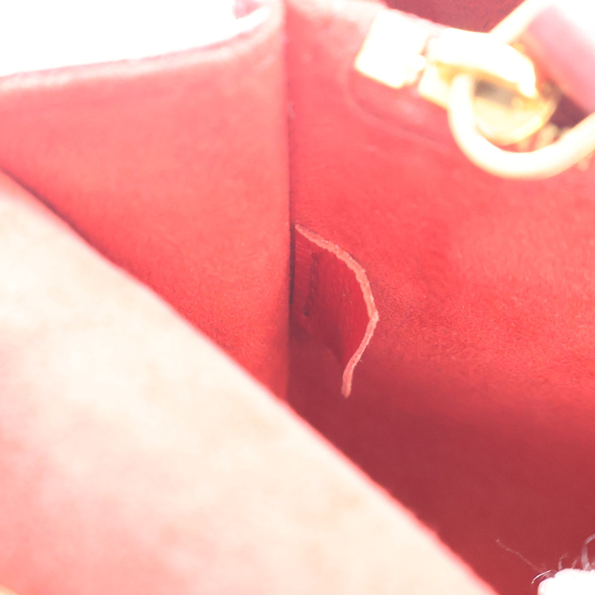 Pre-Owned Louis Vuitton Coated Canvas Monogram Victoire Handbag, open interior with lining, photo 19 of 19