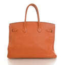 Hermes Orange H Clemence Bi...
