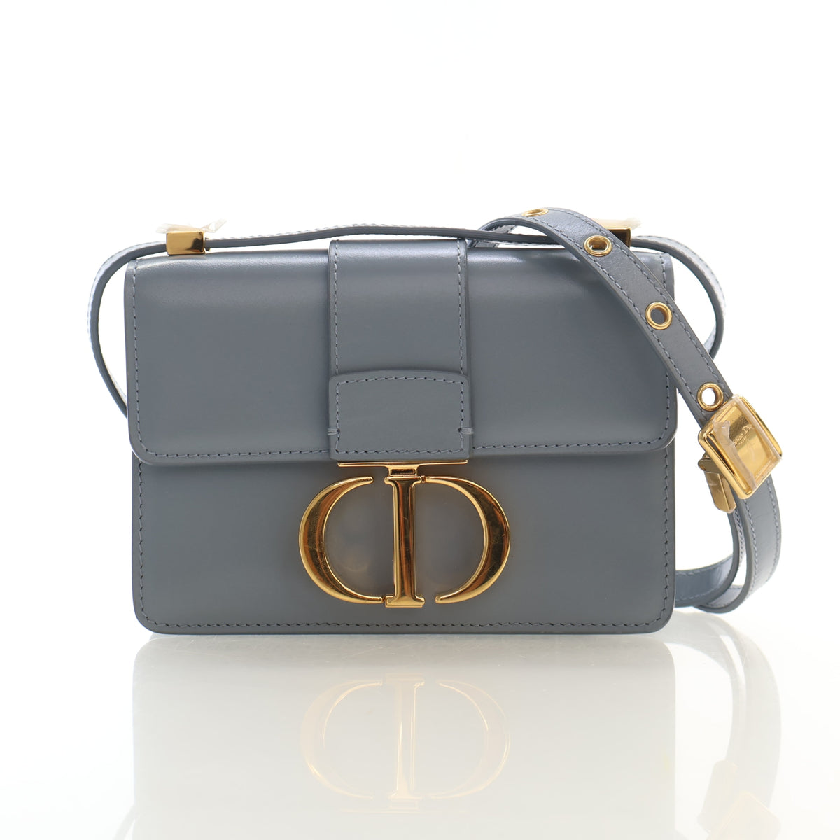 Pre-Owned Christian Dior Micro Calfskin 30 Montaigne, front view, authenticated at Luxe Du Jour