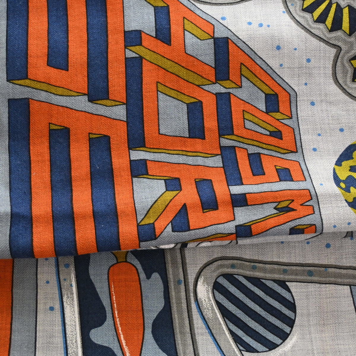 Hermes Cosmic Horse Set Cashmere Scarf, photo 6 of 6