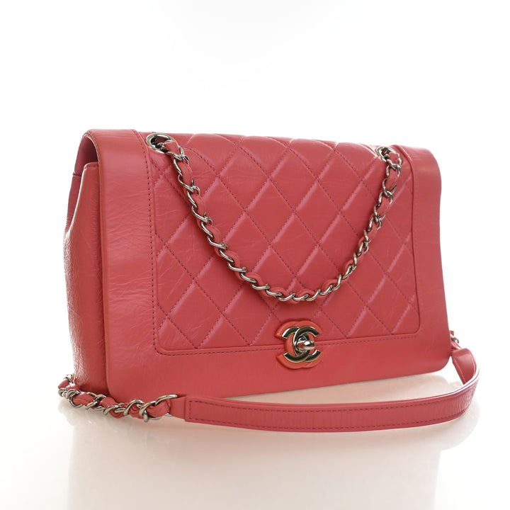Chanel Medium Crumpled Calfskin CC Full Flap Bag