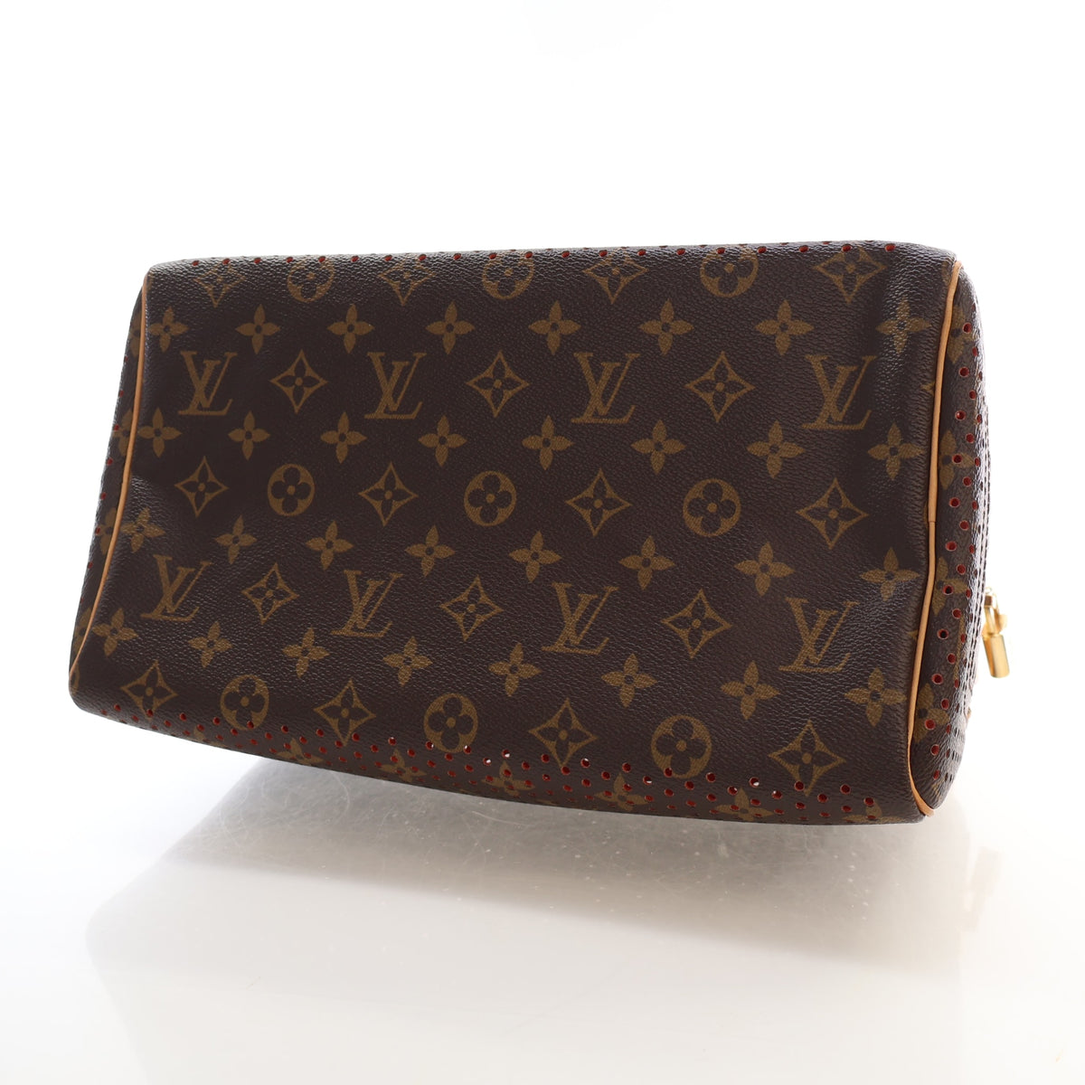 Pre-Owned Louis Vuitton Speedy 30 Monogram Perforated, base view