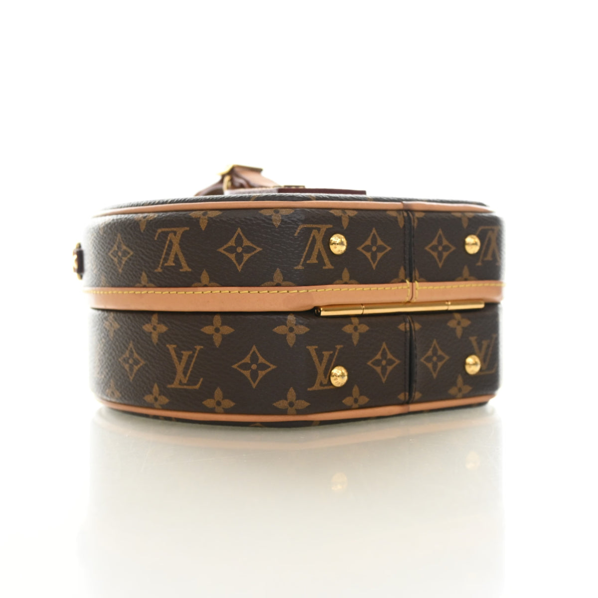 Pre-Owned Louis Vuitton PM Monogram Boite Chapeau, side profile