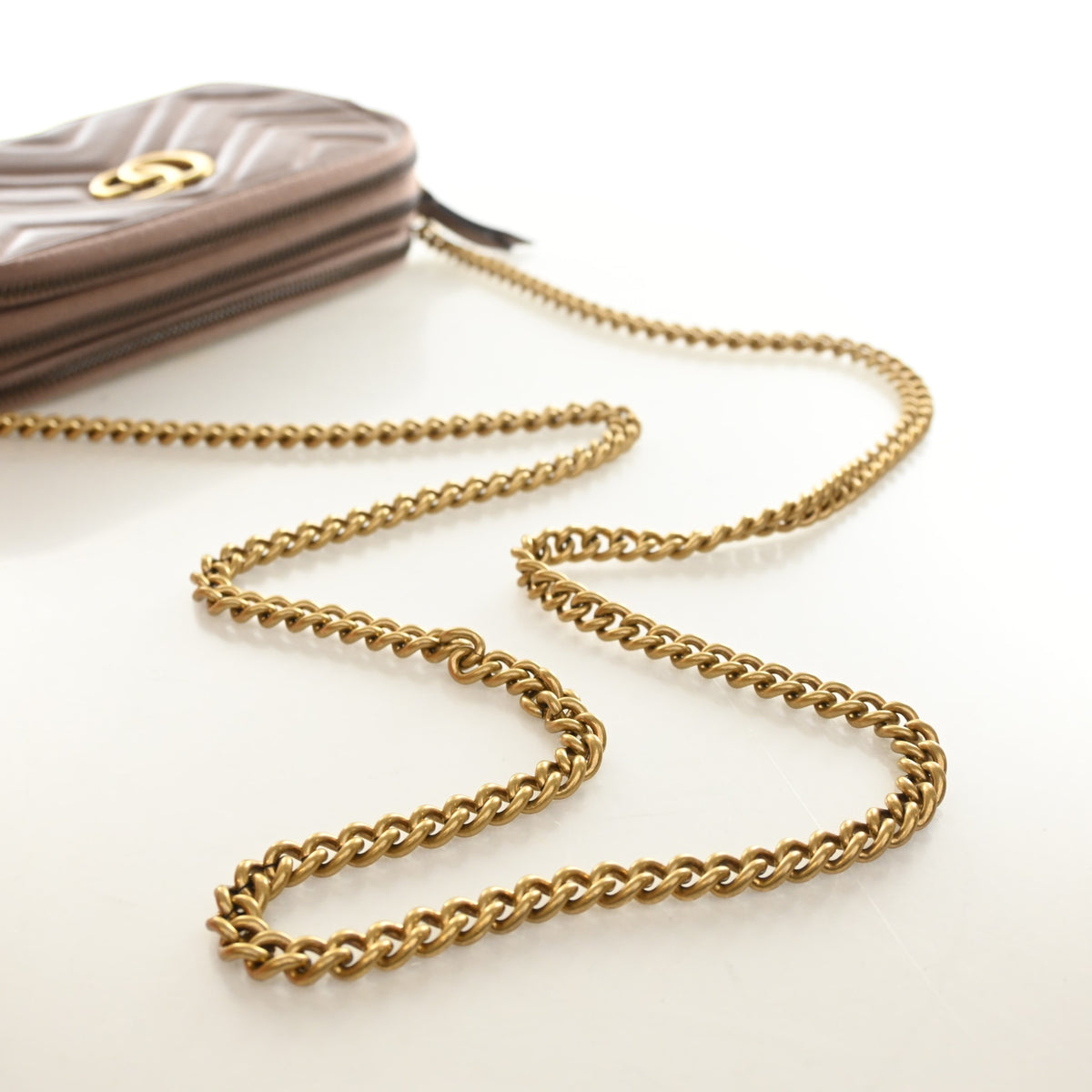 Gucci Mini Calfskin Marmont Triple Zip Crossbody Bag, photo 10 of 15