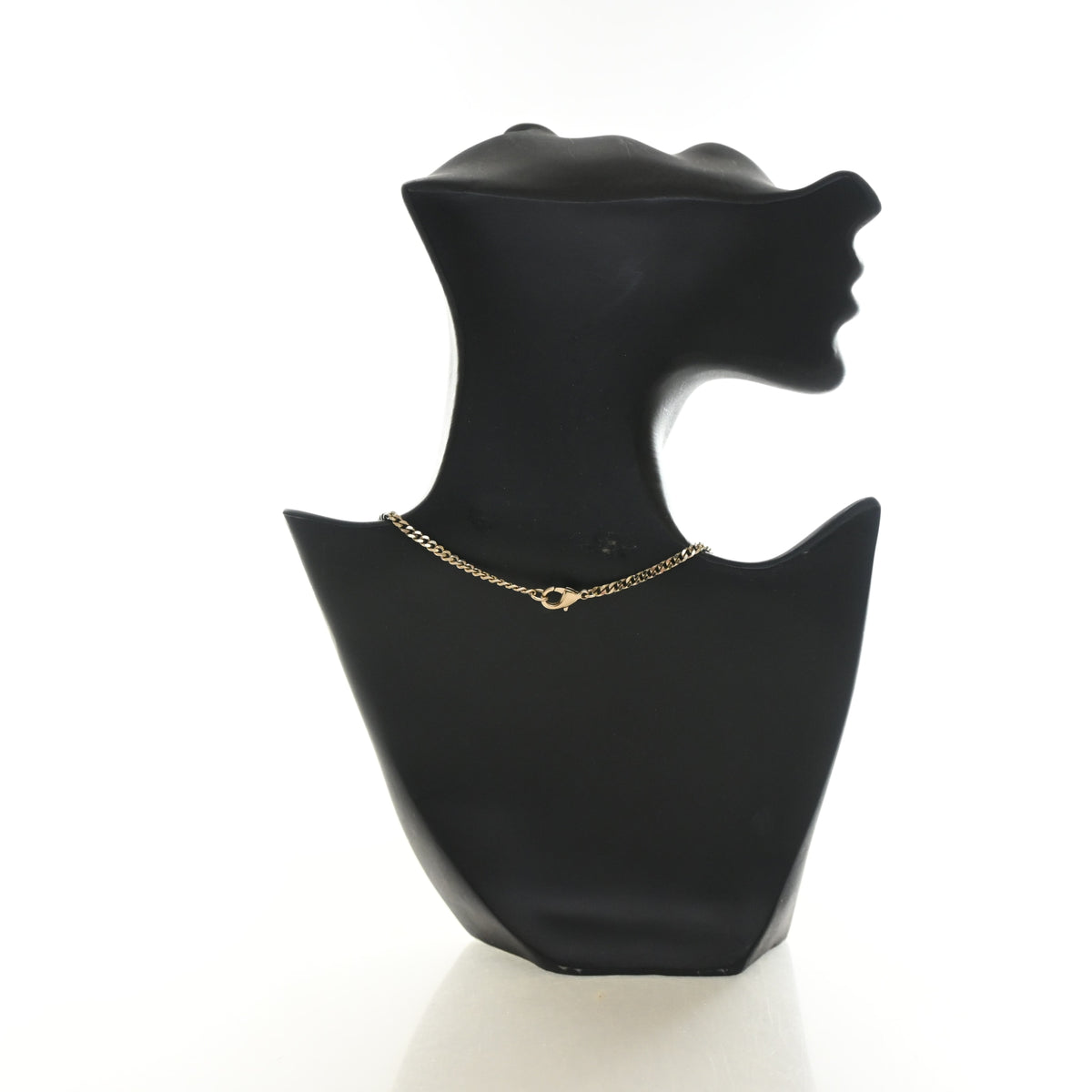 Chanel Crystal Dog Tag Charm Necklace, photo 7 of 10