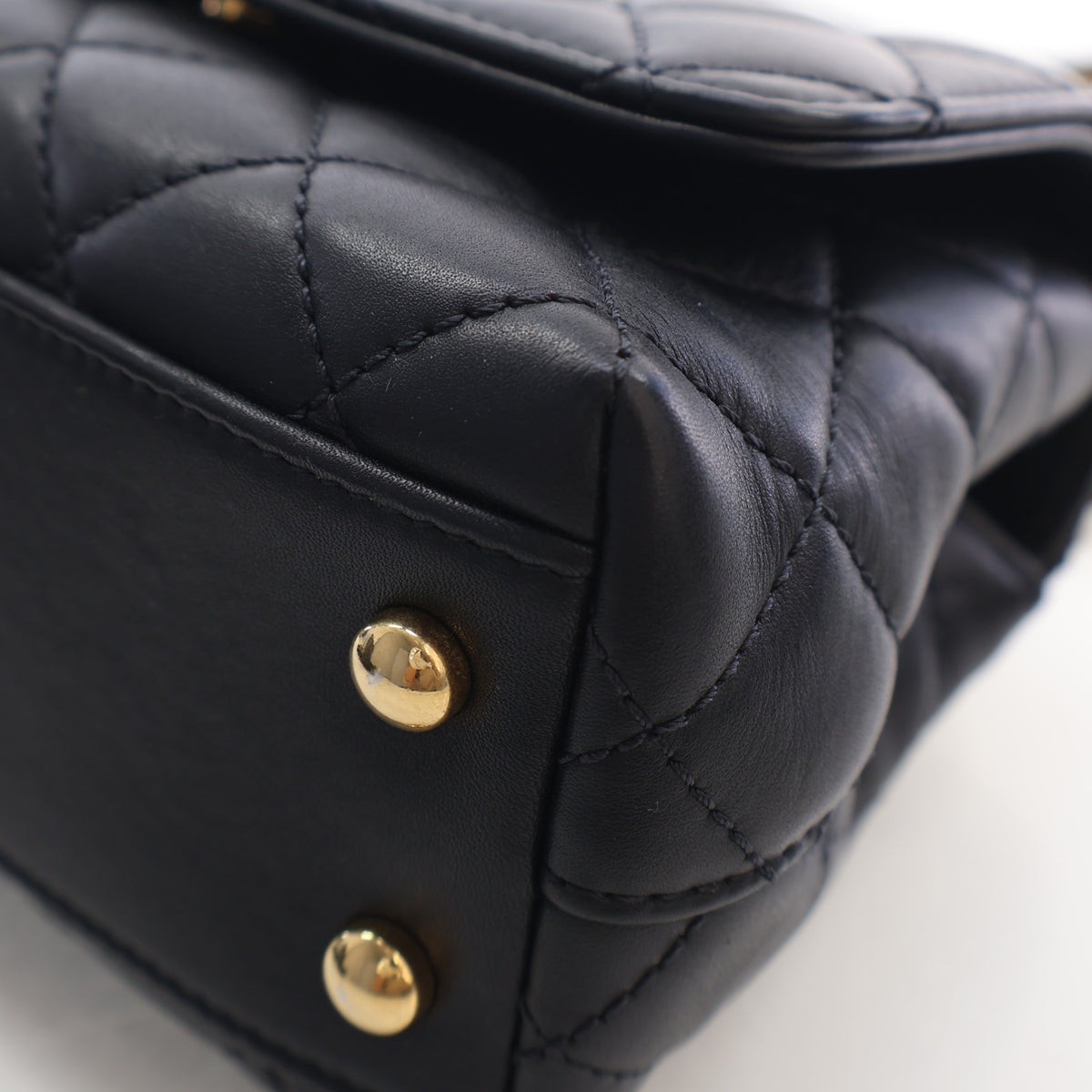 Chanel Mini Lambskin Coco Handle Bag, photo 9 of 19