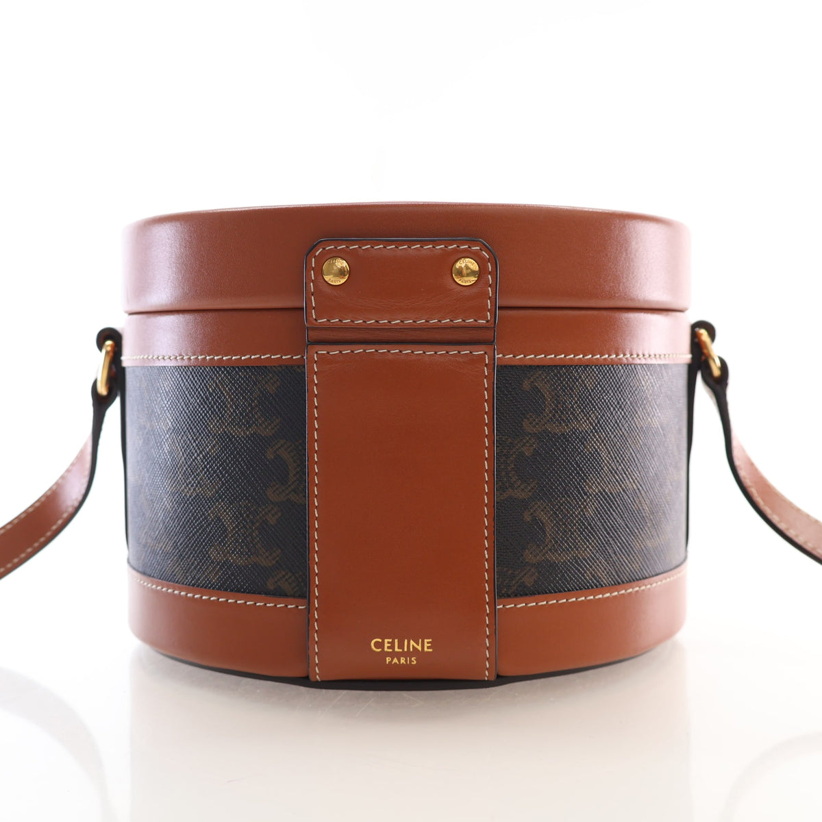Celine Medium Canvas Triomphe Tambour, photo 12 of 17