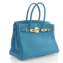 Hermes Turquoise Togo Birki...