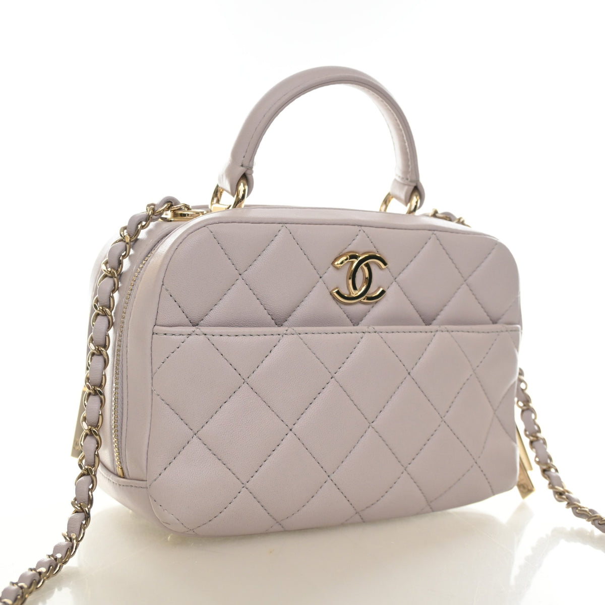 Chanel Lambskin Trendy CC Bowling Bag, photo 2 of 17