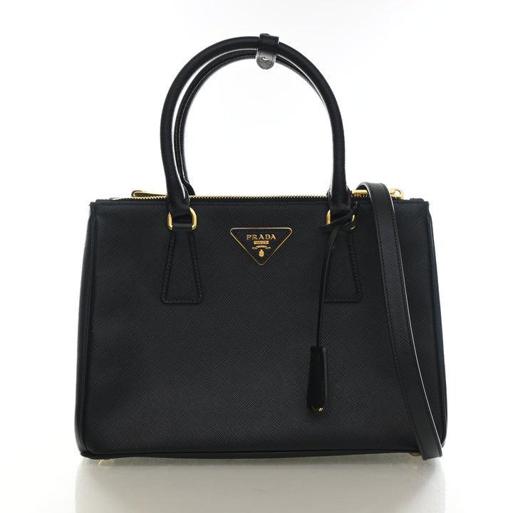 Prada Medium Saffiano Galleria Double Zip Tote