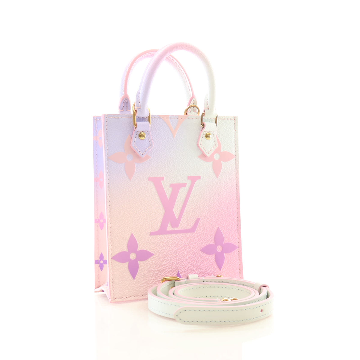 Pre-Owned Louis Vuitton Sac Plat Monogram Petit, front view, photo 2 of 18