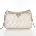 Chanel Lambskin Mesh Pouch Bag