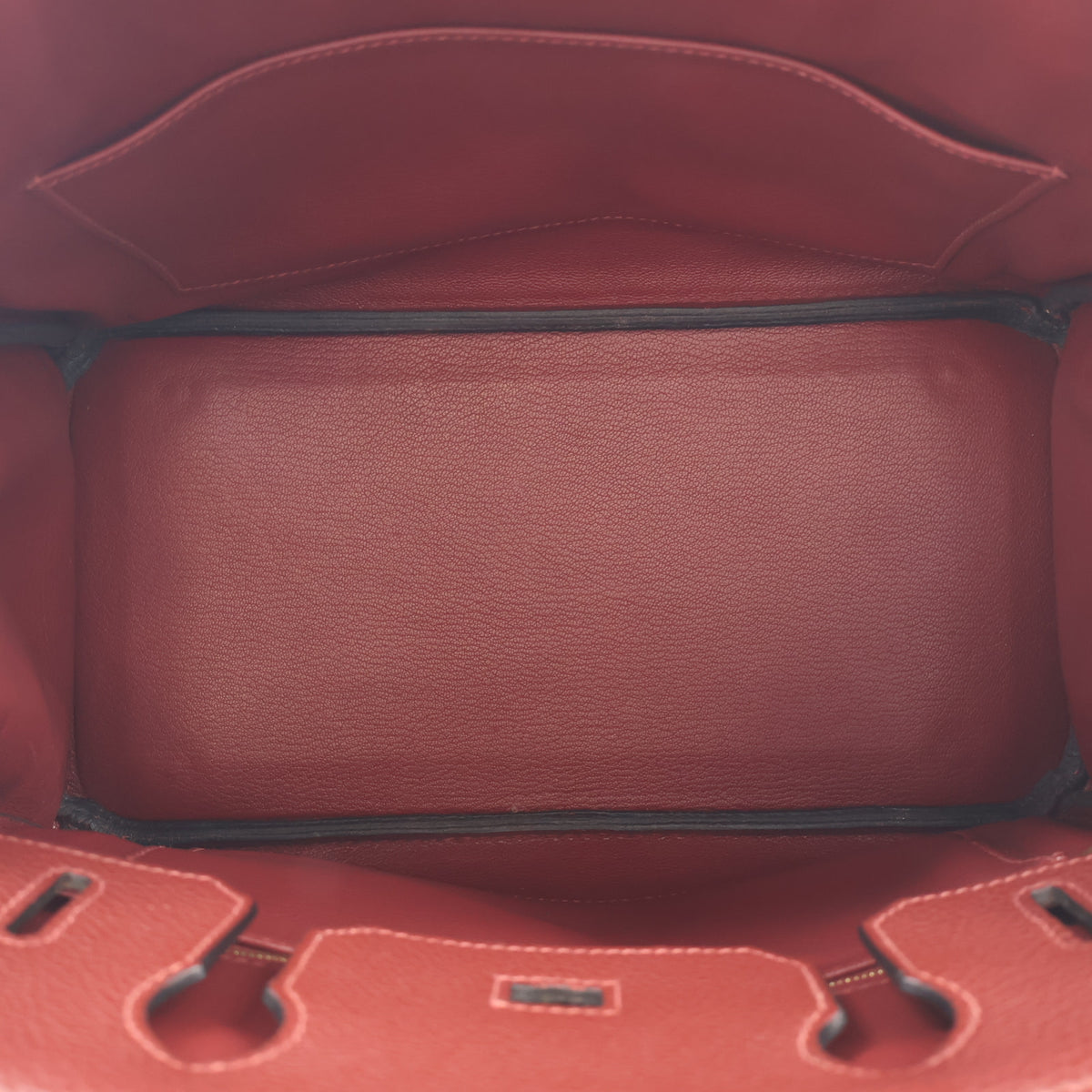 Hermes Vintage Bordeaux Clemence Birkin 30, photo 12 of 15
