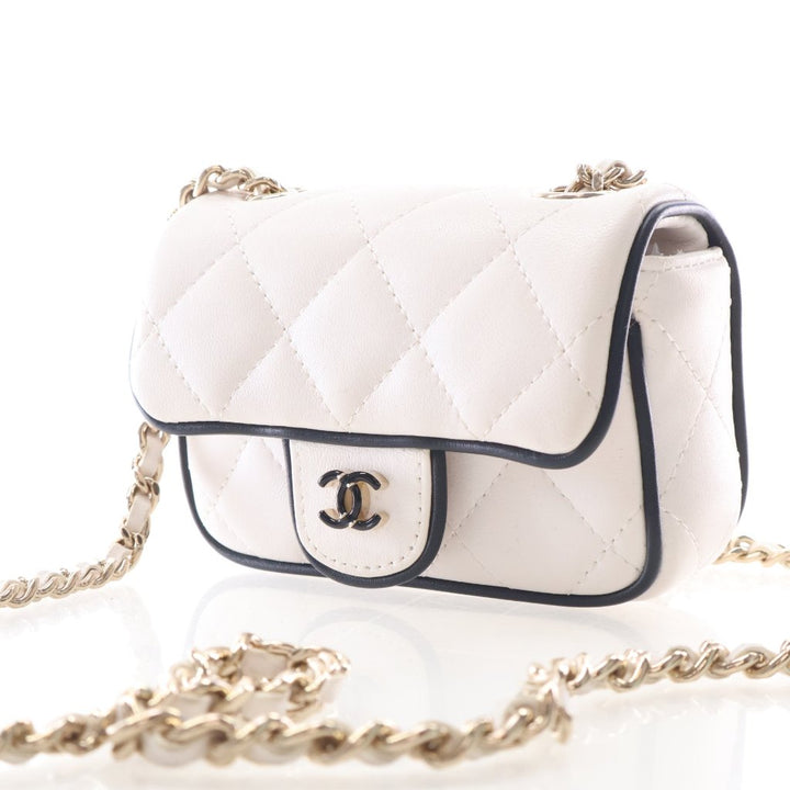 Chanel Micro Lambskin Resin CC Flap Bag