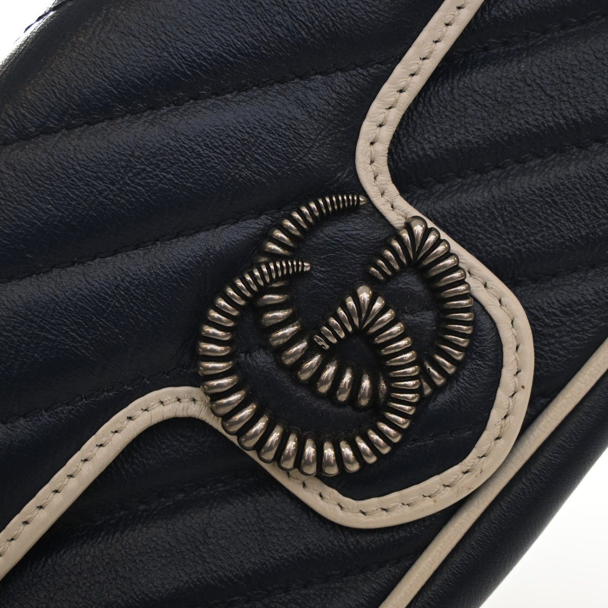 Gucci Super Mini Calfskin GG Marmont Flap Bag, photo 4 of 12