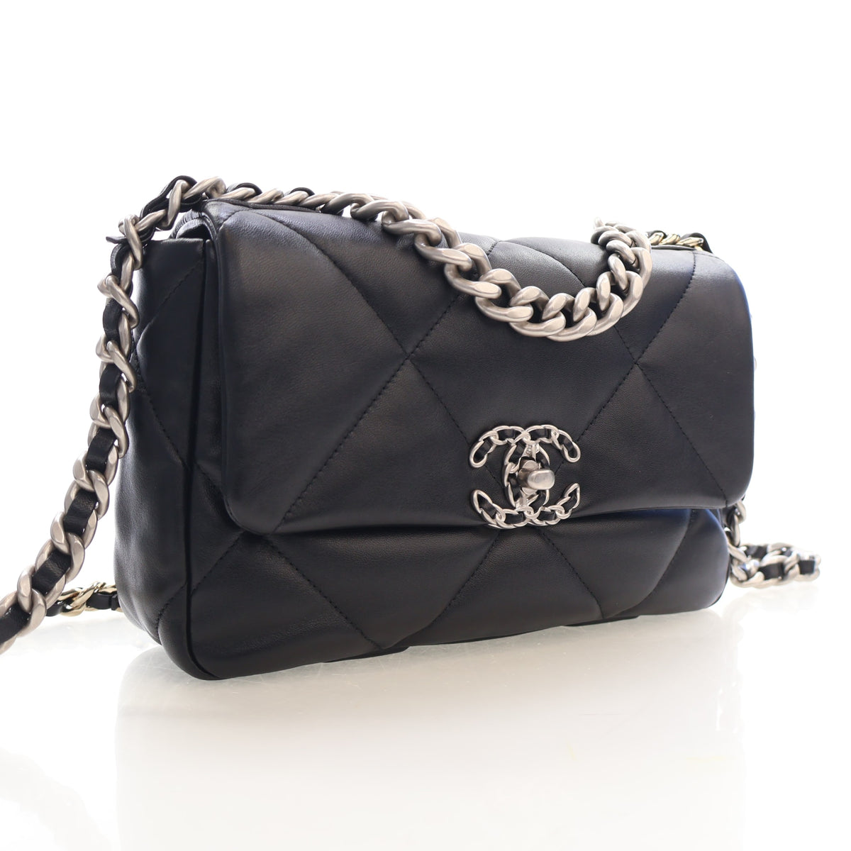 Chanel Medium Lambskin 19 Flap Bag, photo 2 of 17