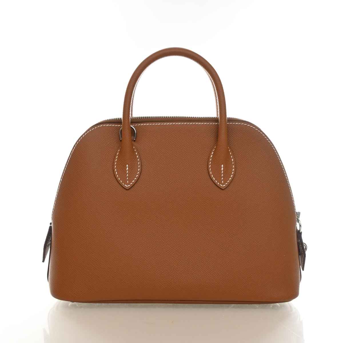 Pre-Owned Hermès Bolide 25 Gold Epsom Leather 1923, front view, photo 11 of 15