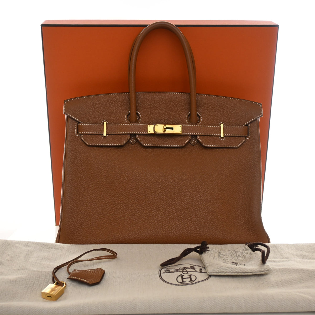 Hermes Gold Togo Birkin 35, photo 16 of 16
