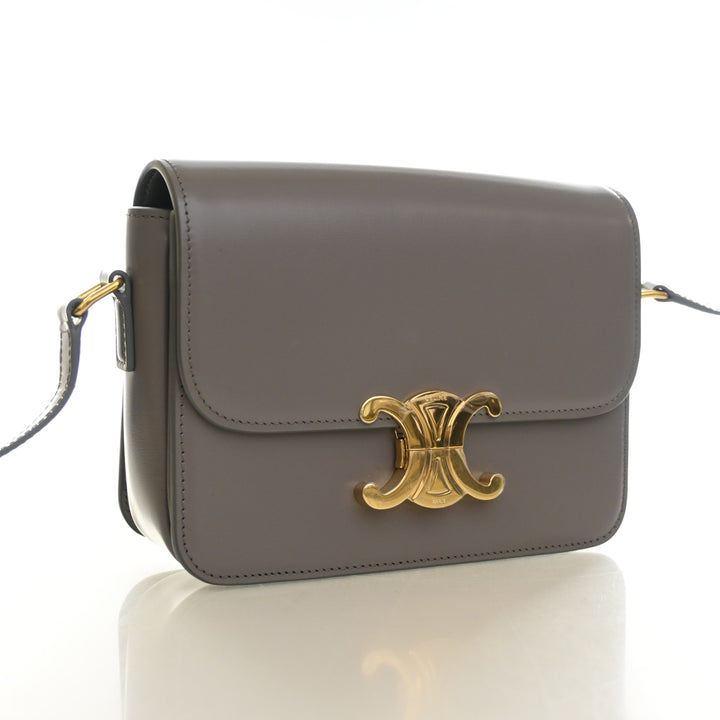 Celine Teen Calfskin Triomphe Flap Bag