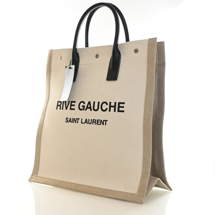 Saint Laurent Mixed Fibers Rive Gauche Tote