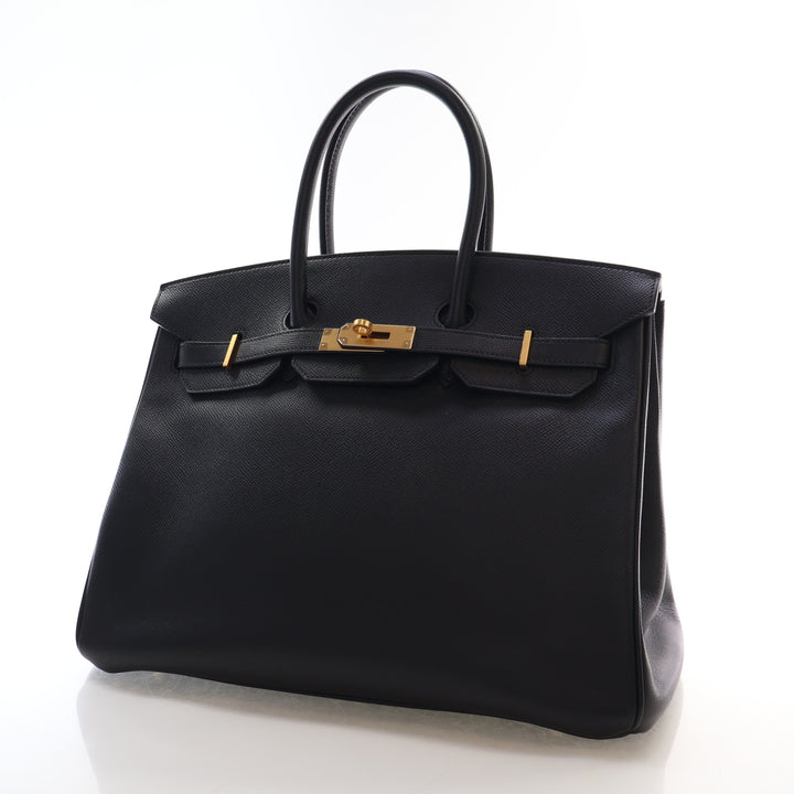 Hermes Noir Epsom Birkin 35