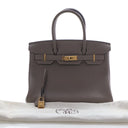 Hermes Gris Asphalt Togo Bi...