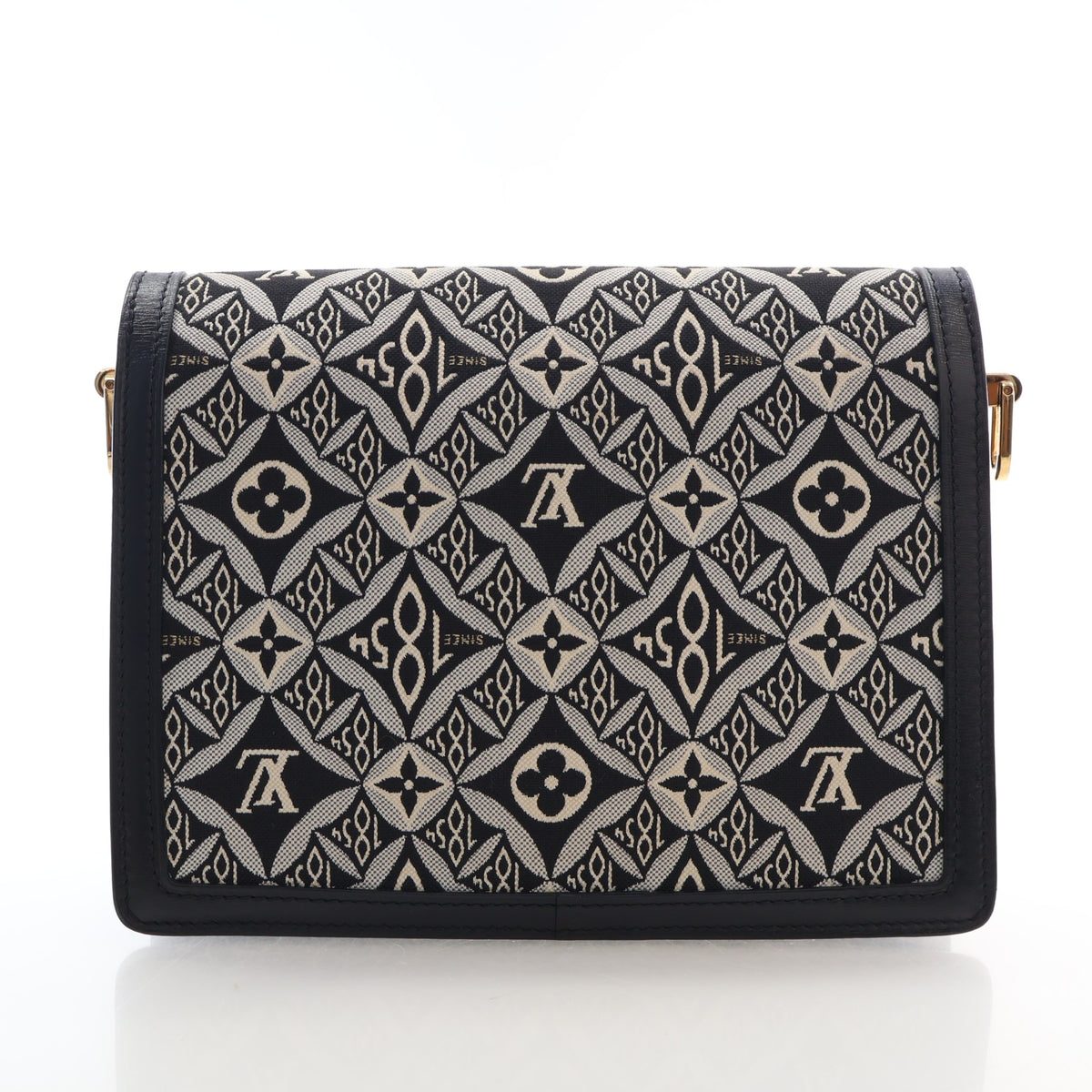 Pre-Owned Louis Vuitton Dauphine MM Monogram Jacquard, front view