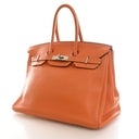 Hermes Orange H Clemence Bi...