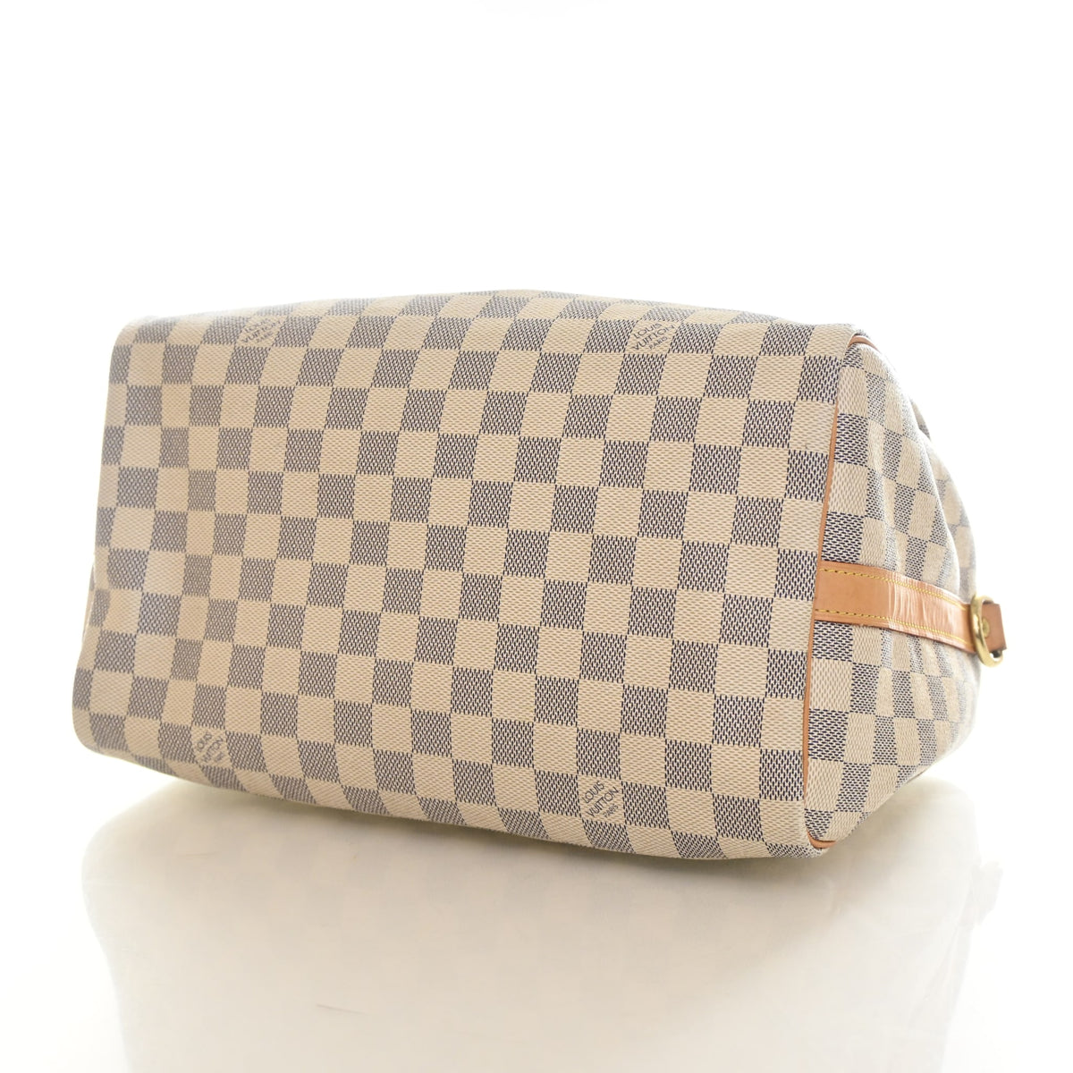 Pre-Owned Louis Vuitton Speedy Bandouliere 30 Damier Azur, base view