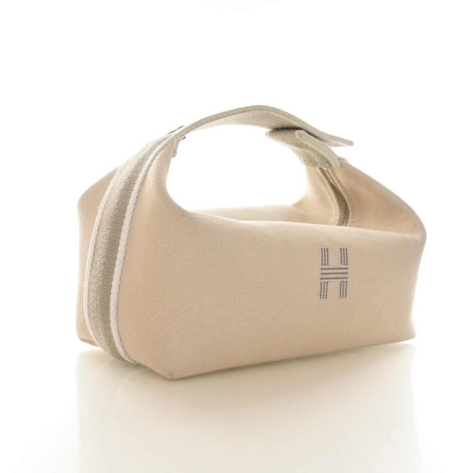 Hermes Small Toile Naturel Bride A Brac Case