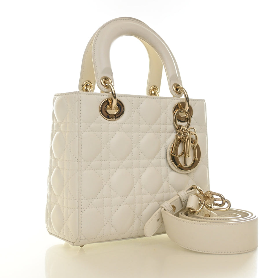 Christian Dior Small Lambskin Lady Dior