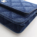 Chanel Denim Wallet on Chain