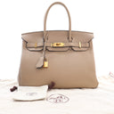 Birkin 30 Gris Turterelle