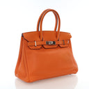 Hermes Orange Swift Birkin 30