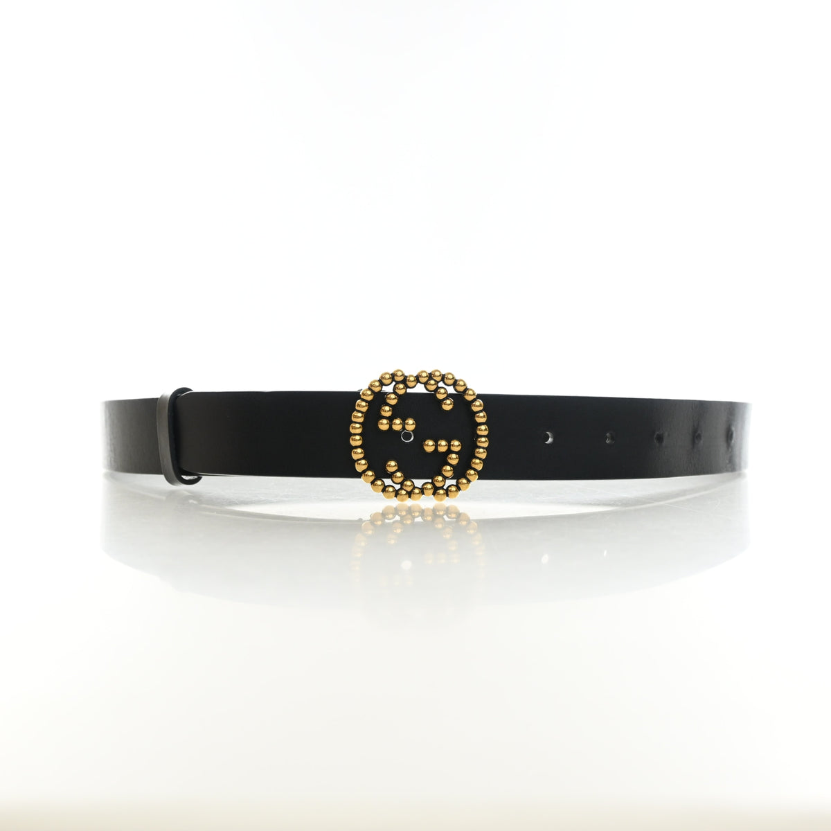 Gucci Calfskin Interlocking GG Belt Sz 85/34, photo 1 of 9