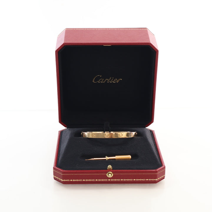 Cartier Classic Model Love Bracelet Sz 18