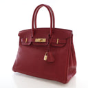 Hermes Rouge H Togo Birkin 30 