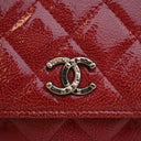 Chanel Patent Wallet On Cha...