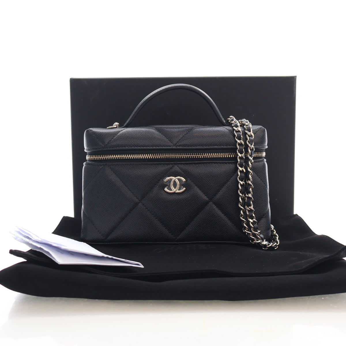 Chanel Caviar Slim Vanity Top Handle With Chain, photo 16 of 16