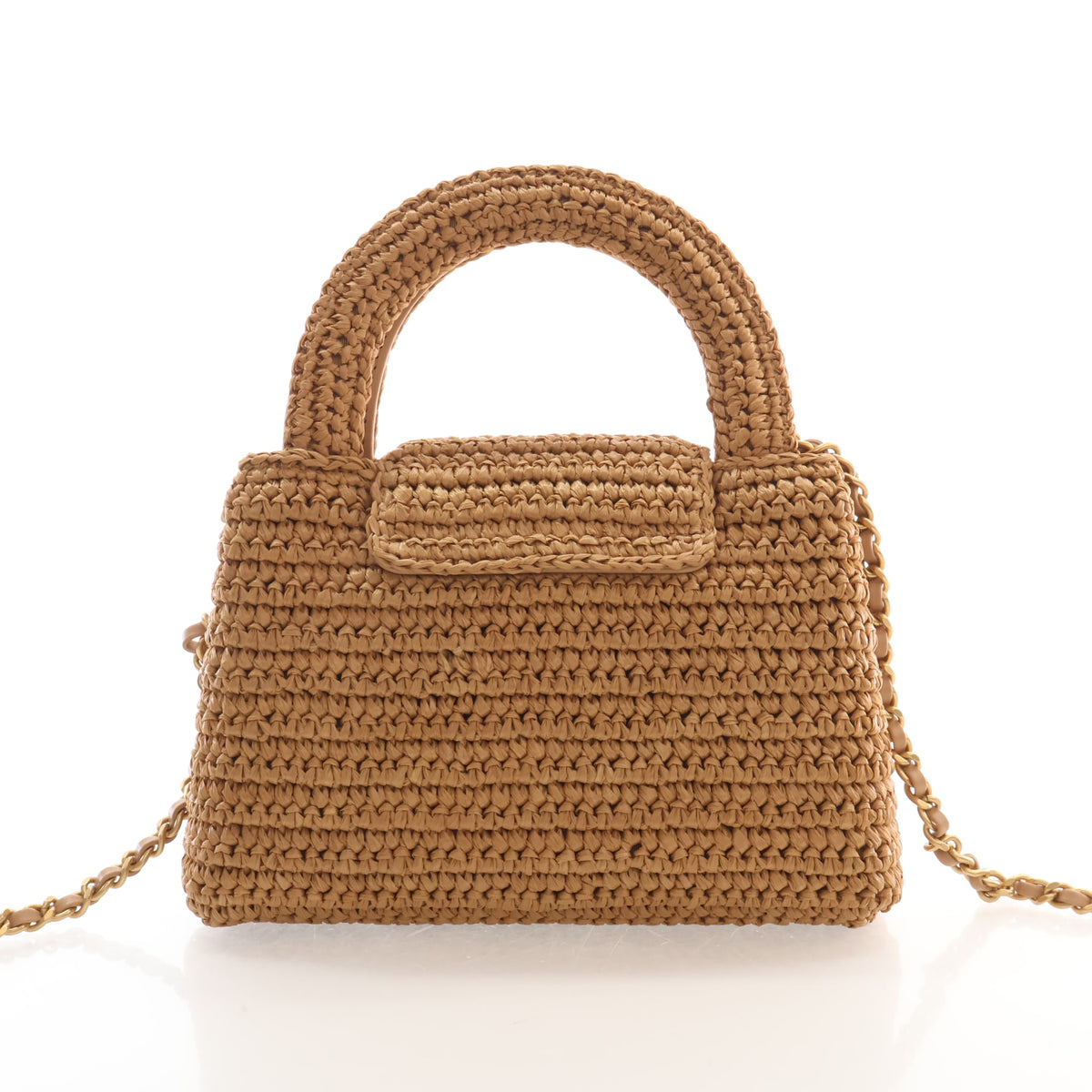 Chanel Nano Raffia Kelly Shopper, photo 11 of 16