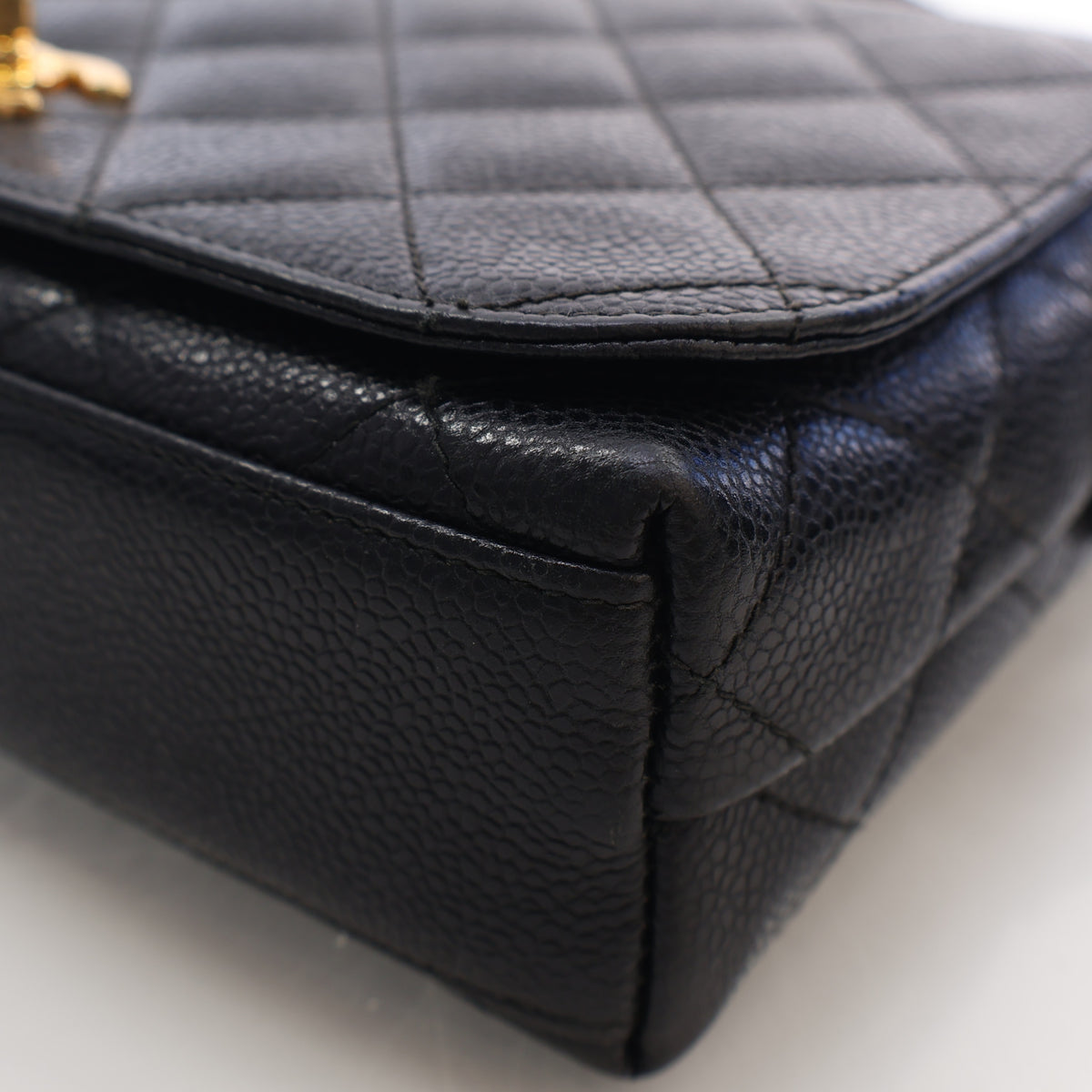 Chanel Vintage Medium Quilted Caviar Flap Bag, photo 8 of 17