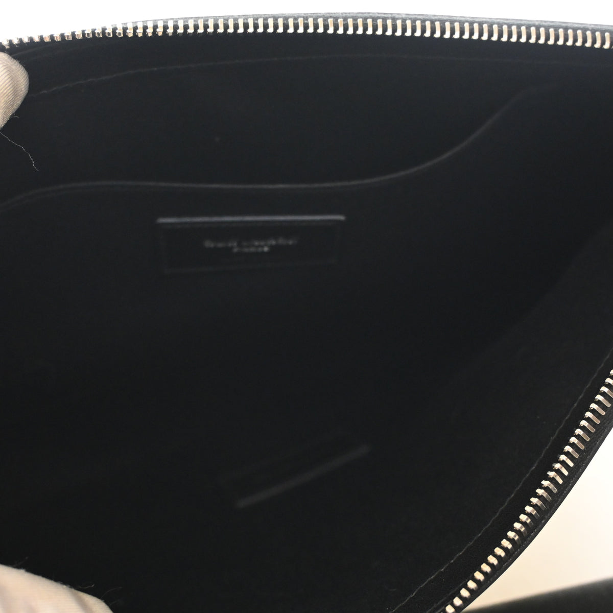 Saint Laurent Mixed Fibers River Gauche Zip Pouch, photo 11 of 12
