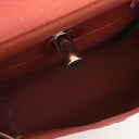 Hermes Rouge H Toile Mini H...
